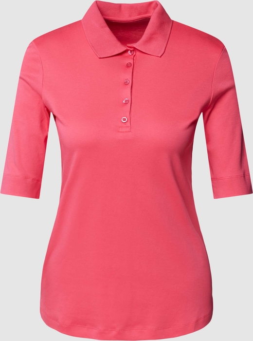 Różowa bluzka Christian Berg Woman z bawełny w stylu casual