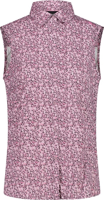 Różowa bluzka CMP bez rękawów