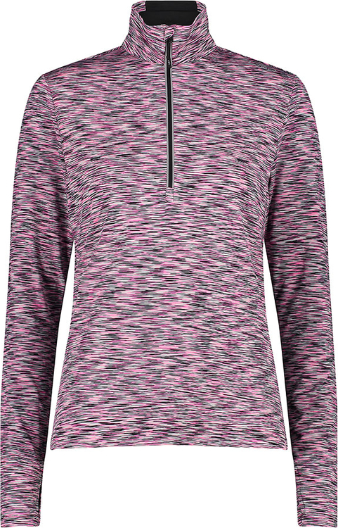 Różowa bluzka CMP z golfem w sportowym stylu