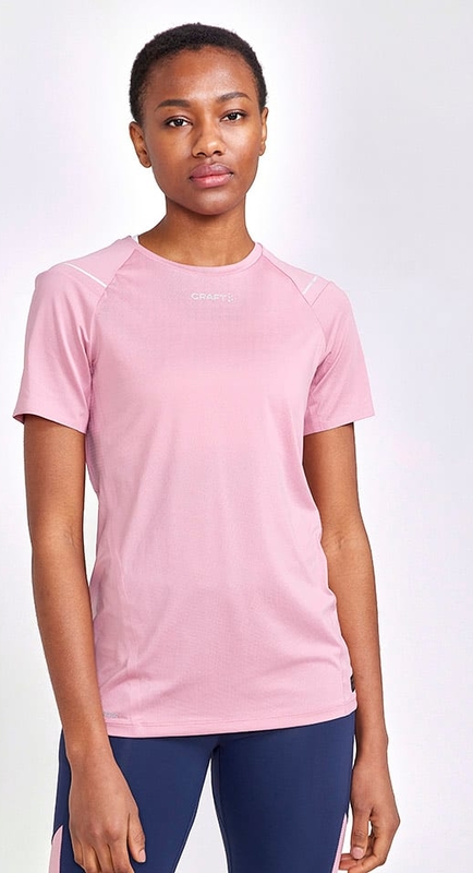 Różowa bluzka Craft w sportowym stylu