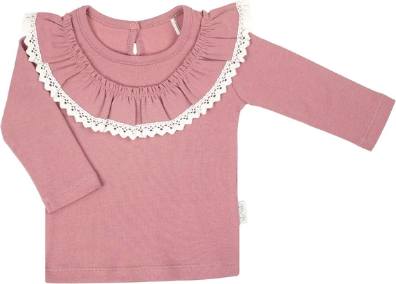 Różowa bluzka dziecięca 5.10.15 z bawełny