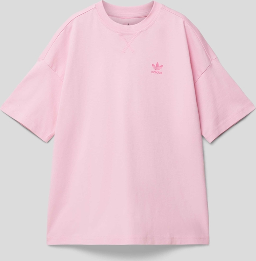 Różowa bluzka dziecięca Adidas Originals dla dziewczynek
