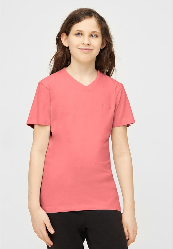 Różowa bluzka dziecięca Bench dla dziewczynek
