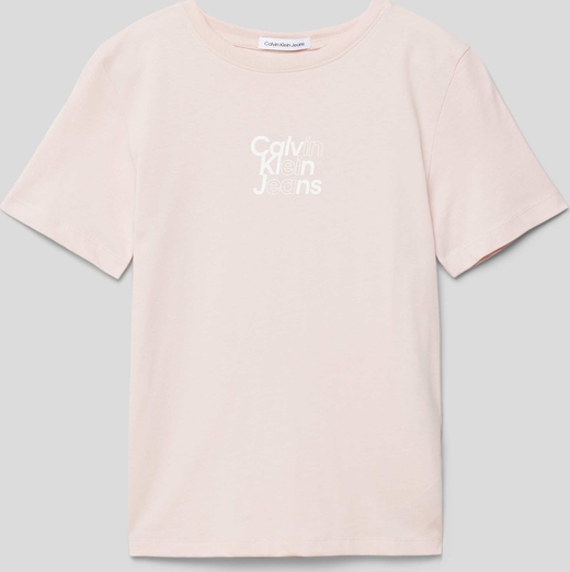 Różowa bluzka dziecięca Calvin Klein