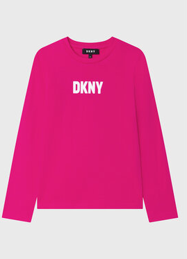 Różowa bluzka dziecięca DKNY