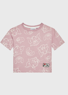 Różowa bluzka dziecięca Fila