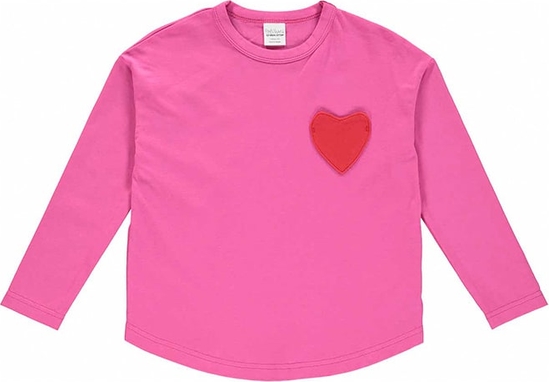 Różowa bluzka dziecięca Fred`s World By Green Cotton dla dziewczynek