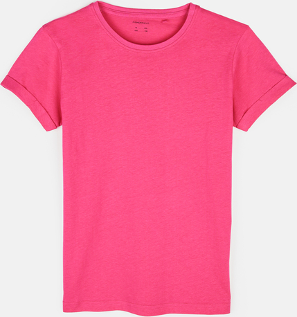 Różowa bluzka dziecięca Gate dla dziewczynek z krótkim rękawem