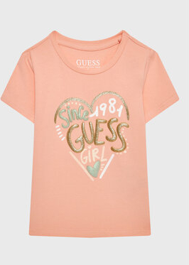 Różowa bluzka dziecięca Guess
