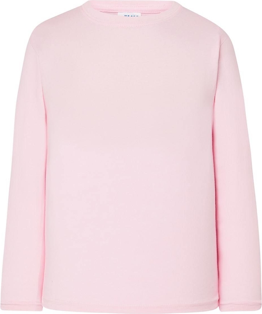 Różowa bluzka dziecięca JK Collection dla dziewczynek z bawełny