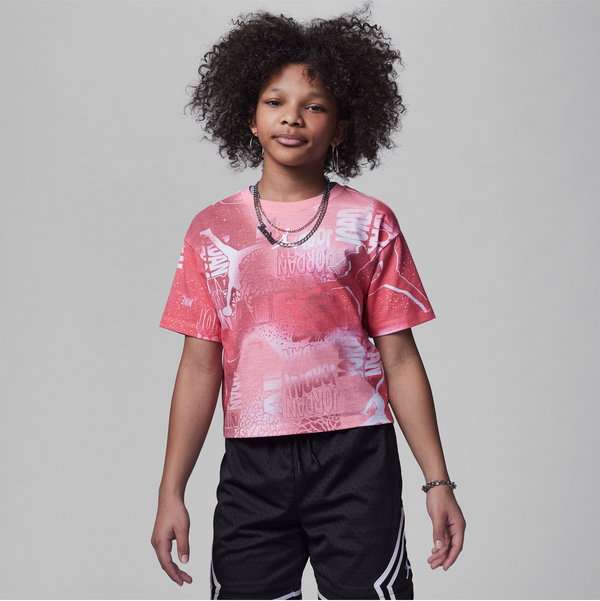 Różowa bluzka dziecięca Jordan dla dziewczynek