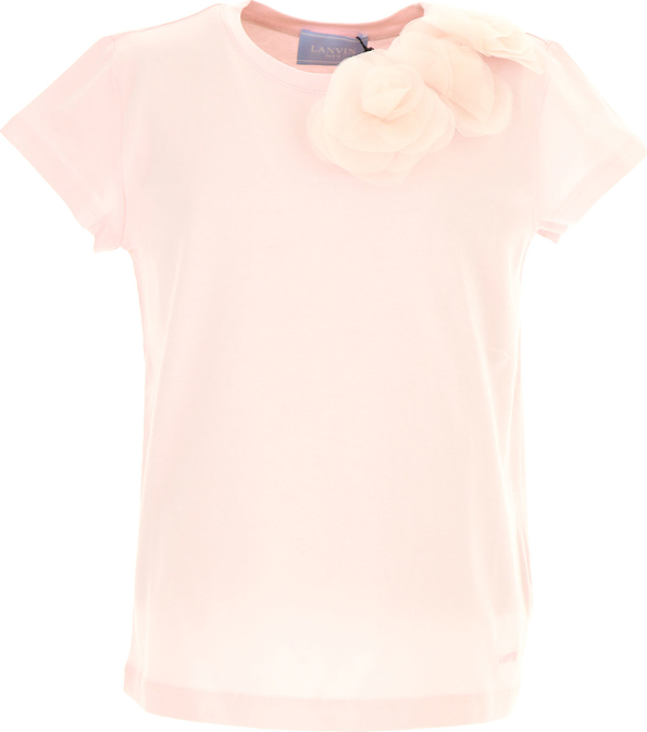 Różowa bluzka dziecięca Lanvin