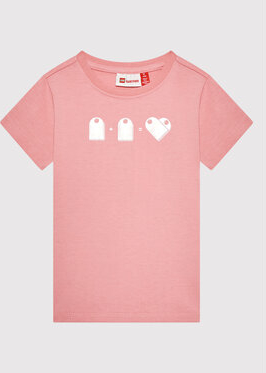 Różowa bluzka dziecięca LEGO Wear dla dziewczynek