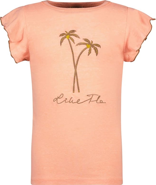 Różowa bluzka dziecięca Like Flo dla dziewczynek