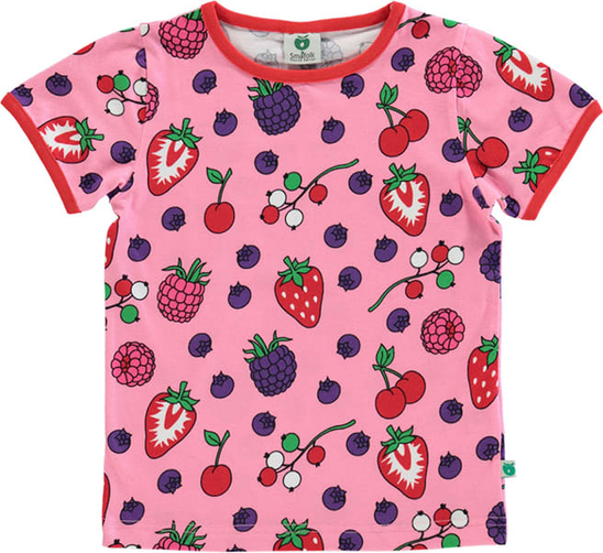 Różowa bluzka dziecięca Limango Polska dla dziewczynek z bawełny