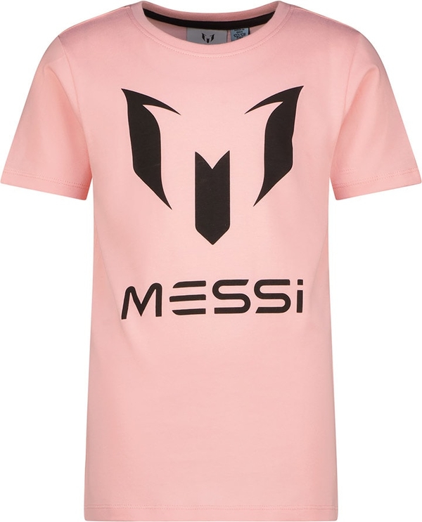 Różowa bluzka dziecięca Messi dla dziewczynek z bawełny