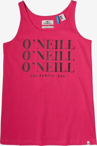 Różowa bluzka dziecięca O'Neill dla dziewczynek z bawełny