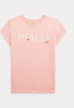 Różowa bluzka dziecięca POLO RALPH LAUREN