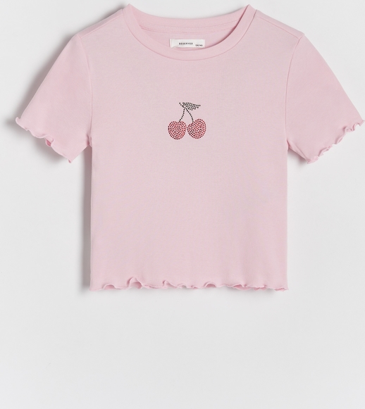 Różowa bluzka dziecięca Reserved dla dziewczynek