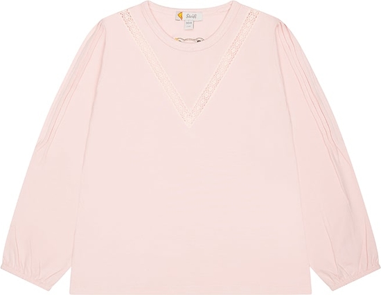 Różowa bluzka dziecięca Steiff z bawełny
