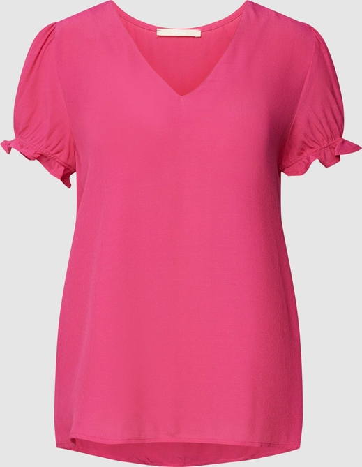 Różowa bluzka Esprit z krótkim rękawem