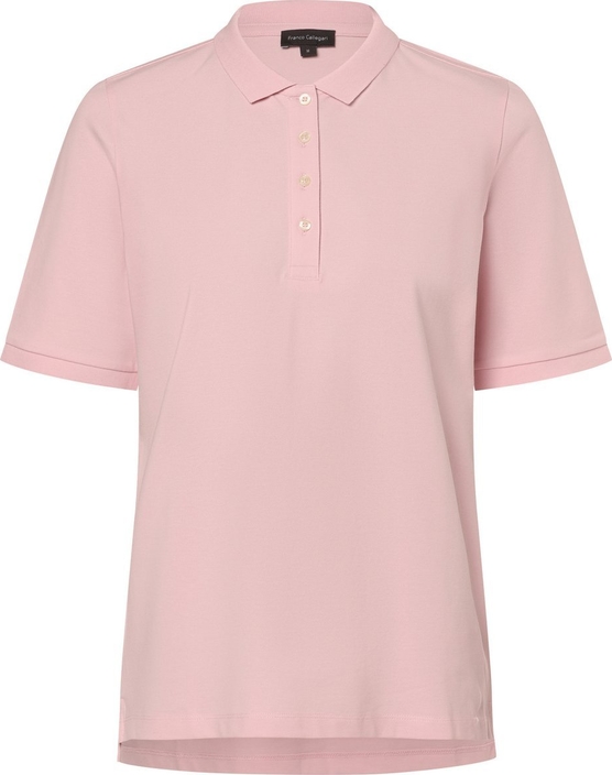 Różowa bluzka Franco Callegari w stylu casual