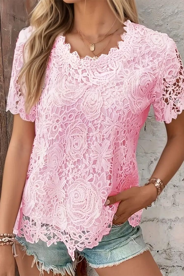 Różowa bluzka IVET