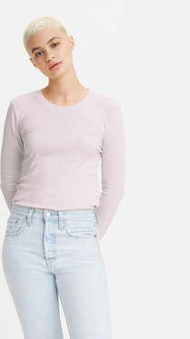 Różowa bluzka Levis w stylu casual