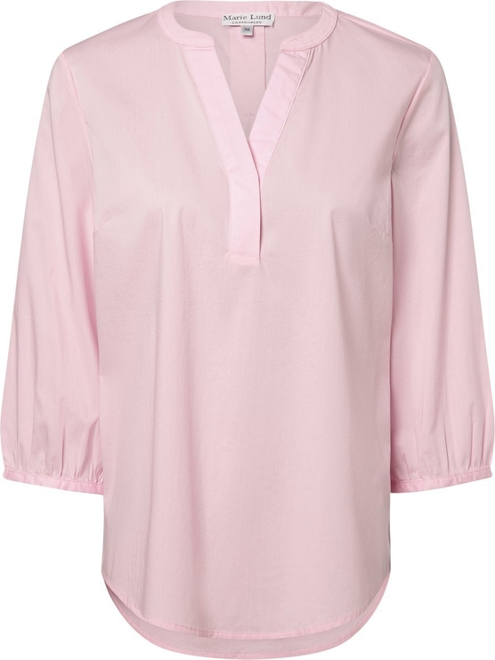 Różowa bluzka Marie Lund z bawełny