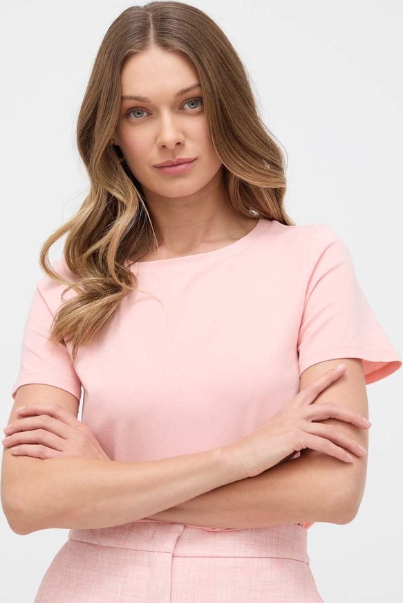 Różowa bluzka MaxMara w stylu casual
