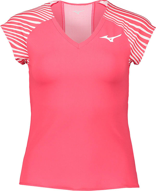 Różowa bluzka Mizuno w sportowym stylu
