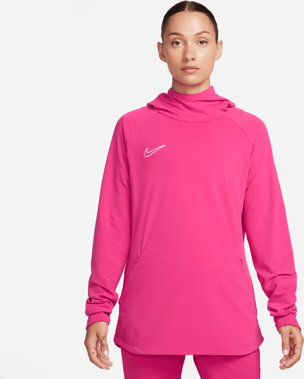 Różowa bluzka Nike w sportowym stylu z długim rękawem