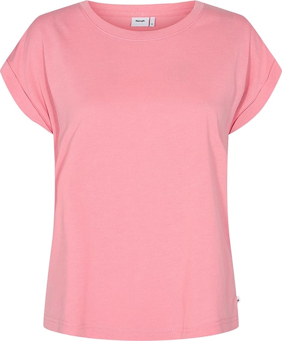 Różowa bluzka Numph w stylu casual