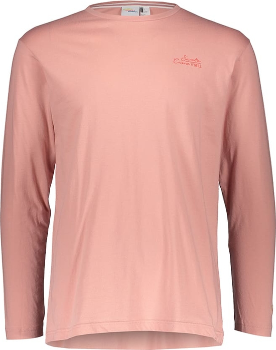 Różowa bluzka O´neill w stylu casual z bawełny