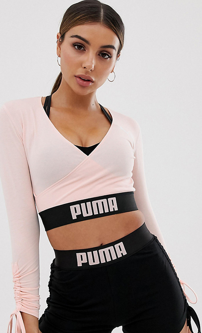 Różowa bluzka Puma