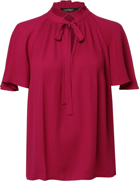 Różowa bluzka Ralph Lauren z krótkim rękawem