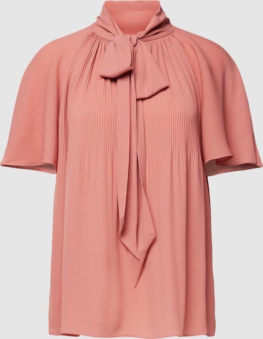 Różowa bluzka Ralph Lauren z krótkim rękawem