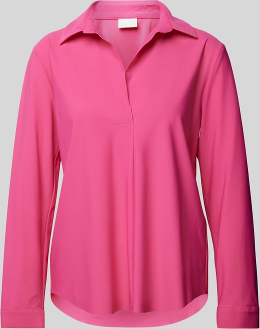 Różowa bluzka Sportalm z długim rękawem w stylu casual