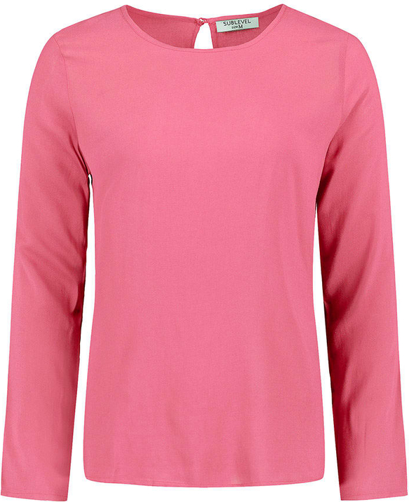 Różowa bluzka SUBLEVEL w stylu casual