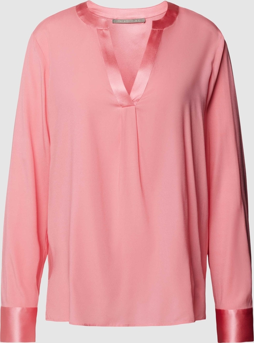 Różowa bluzka The Mercer N.Y. w stylu casual z bawełny
