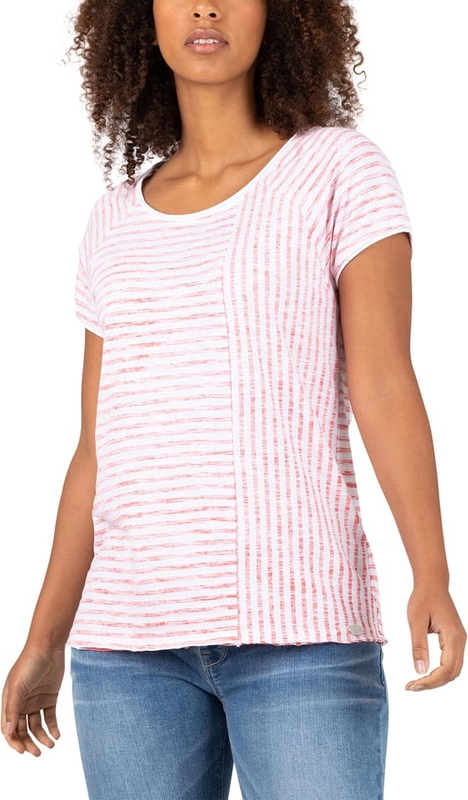 Różowa bluzka Timezone w stylu casual z bawełny
