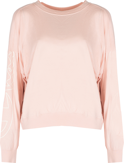 Różowa bluzka ubierzsie.com z tkaniny