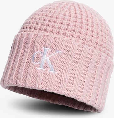 Różowa czapka Calvin Klein