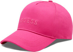 Różowa czapka Guess