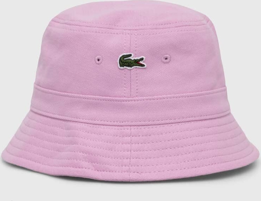 Różowa czapka Lacoste