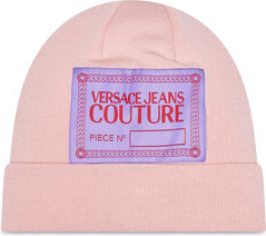 Różowa czapka Versace Jeans