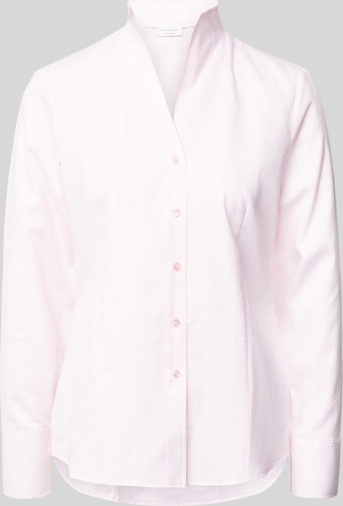 Różowa koszula Eterna ze stójką