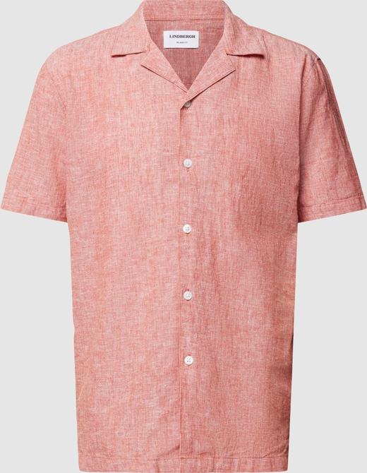 Różowa koszula Peek&Cloppenburg w stylu casual z bawełny