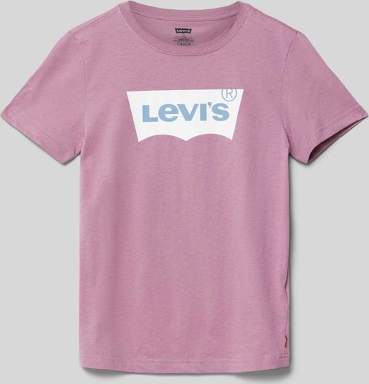 Różowa koszulka dziecięca Levi’s® Kids z bawełny
