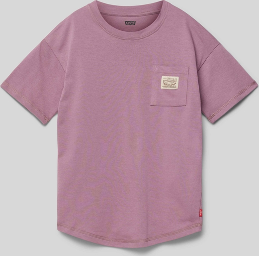 Różowa koszulka dziecięca Levi’s® Kids z bawełny dla chłopców